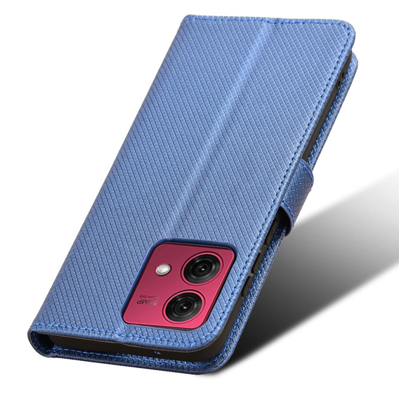 Etui z klapką do Motorola Moto G84 5G, Smart Magnet, niebieskie