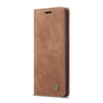 Etui CASEME do Samsung Galaxy S8, Leather Wallet Case, brązowe