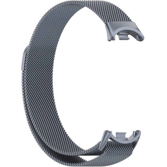 Bransoleta Milanese do Xiaomi Smart Band 10 / 9 / 8, Szary