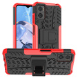 Etui do Motorola Moto E22 / E22i, Tire Armor, czarne / czerwone