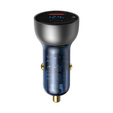 Baseus ładowarka samochodowa Particular 65 W USB‑C + USB‑A - Szara