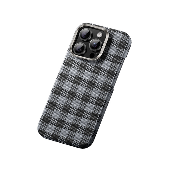 Etui BENKS Kevlar do iPhone 15 Pro, Magnetic Armor Vichy BF61, do MagSafe, czarne