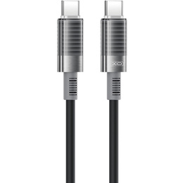 XO Kabel USB Type-C do Type-C 60W 100cm, czarny