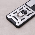 Etui pancerne do Xiaomi Redmi 12, CamShield Slide, srebrne