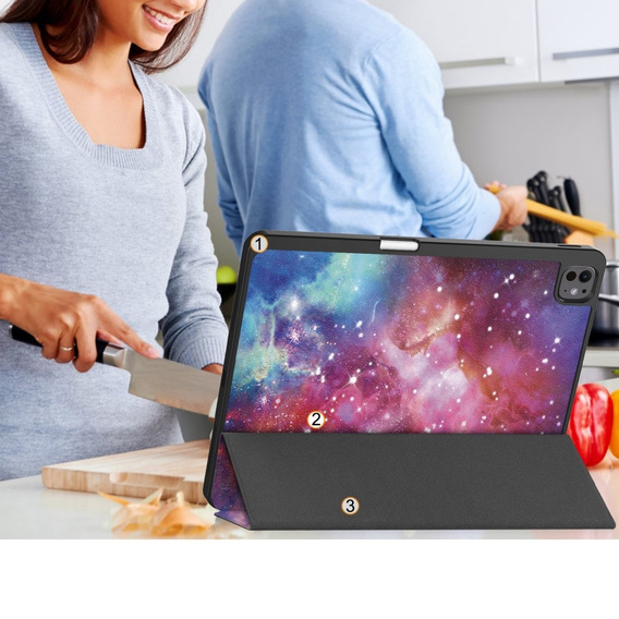 Etui do iPad Pro 13" 2024 (7 gen.), Smartcase, galaxy