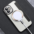 Etui z klapką do iPhone 12, RFID Wallet MagSafe z ochroną aparatu, czarne