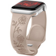 3x Pasek Silikonowy do Apple Watch 1/2/3/4/5/6/7/8/9/10/11/SE Ultra 1/2/3 42/44/45/46/49mm, Rose, Fioletowy, Beżowy, Biały