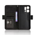 Etui z klapką do Oppo Reno 14, Card Slot, czarne