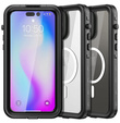 Etui wodoodporne do iPhone 14 Pro Max, Redpepper, do MagSafe, czarne