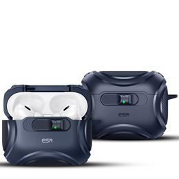 ESR Etui na słuchawki Airpods Pro 3, Cyber Flicklock Halolock MagSafe, blue