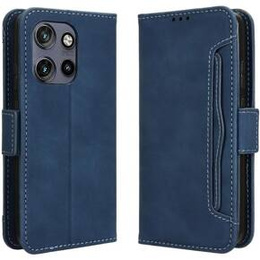 Etui z klapką do Motorola Edge 50 Neo / Motorola ThinkPhone 25, Card Slot, granatowe