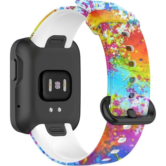 Pasek silikonowy do Xiaomi Mi Watch Lite, Colorful Print