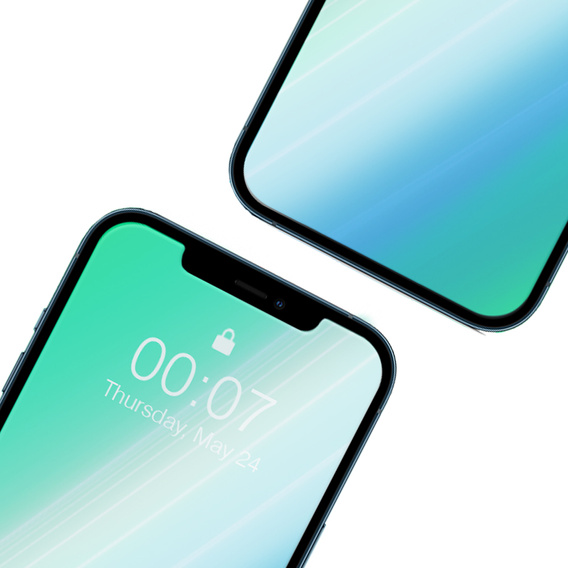 2x Szkło Hartowane do iPhone 12 Mini, ERBORD 9H Hard Glass, szybka