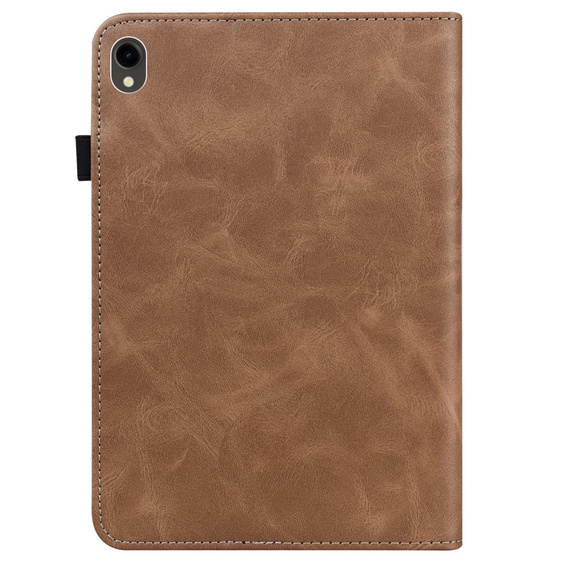 Etui do Samsung Galaxy Tab S10 Lite / S10 FE / S9 FE / S9, Classic, z miejscem na rysik, brązowe