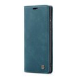 Etui CASEME do Samsung Galaxy A71, Leather Wallet Case, zielone