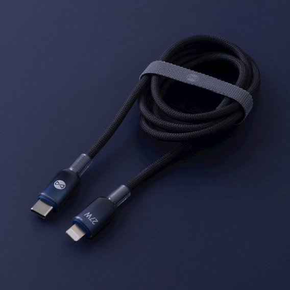 Forever Kabel Ombre USB-C do Lightning, 27W, 1m, czarny