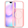 Etui do iPhone 17 Pro, Matt Case, do MagSafe, matowe różowe
