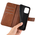 Etui Wallet do Samsung Galaxy M53 5G, Protective Cover, Brown