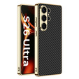 Etui do Samsung Galaxy S26 Ultra, GKK Leather, carbon czarne