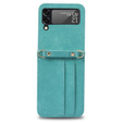 Etui Leather Card Slots do Samsung Galaxy Z Flip3 5G, Green