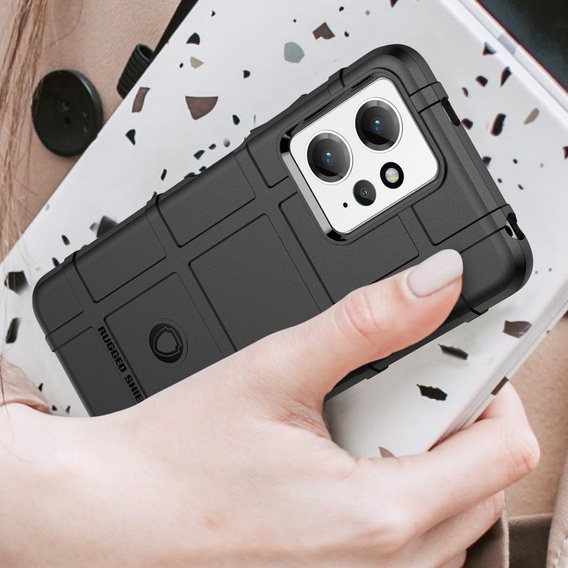 Etui do Xiaomi Redmi Note 12 4G, Rugged Shield, czarne