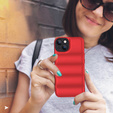 Etui Puffer Case do iPhone 12, Red