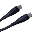 MaxLife Kabel USB Type-C do Type-C 60W 100cm Q26, czarny