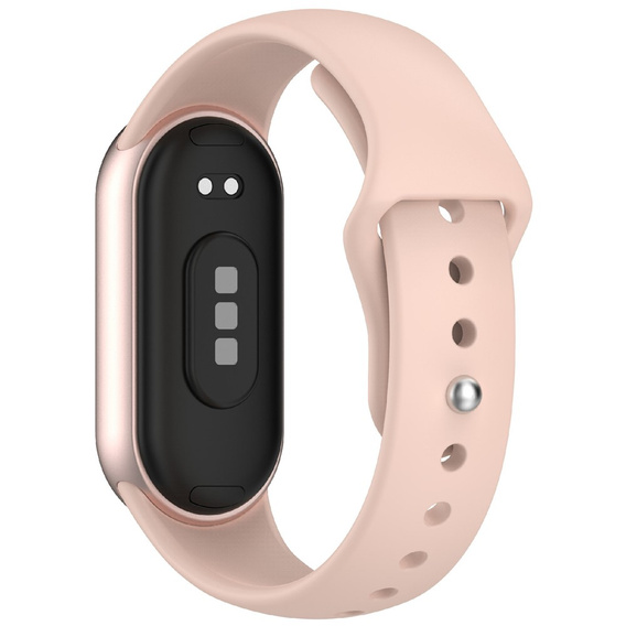 Pasek Silikonowy do Xiaomi Smart Band 10 / 9 / 8, Różowy