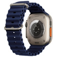 Pasek Silikonowy do Apple Watch 1/2/3/4/5/6/7/8/9/10/11/SE Ultra 1/2/3 42/44/45/46/49mm, Granatowy