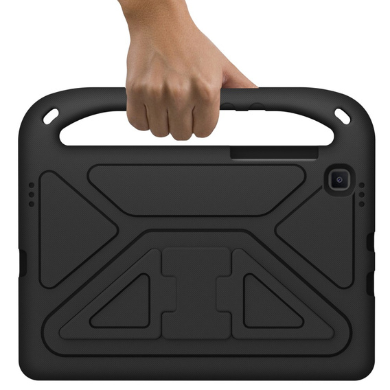 Etui dla dzieci do Samsung Galaxy Tab S6 Lite 10.4" 2020/2022/2024, dziecięce z uchwytem, czarne