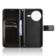 Etui z klapką do Xiaomi Poco F7 Ultra, Crazy Horse Wallet, czarne
