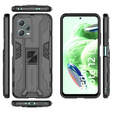 Etui do Xiaomi Redmi Note 12 5G / POCO X5 5G, pancerne z podstawką i ochroną aparatu, czarne