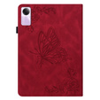 Etui do Xiaomi Redmi Pad SE 11", Motyle, czerwone