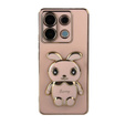 Etui do Xiaomi Redmi Note 13 Pro 5G, Rabbit, różowe + Szkło Hartowane 9H