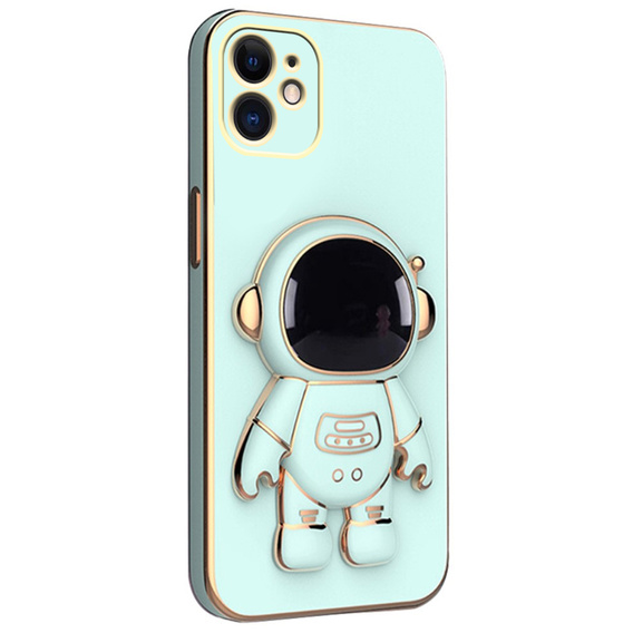 Etui do iPhone 12, Astronaut, miętowe