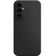 Etui do Samsung Galaxy A15, Silicone Lite, czarne + szkło 9H