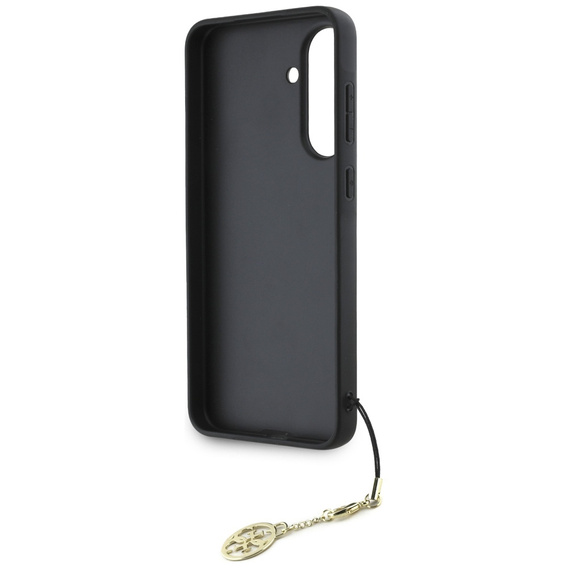 Etui GUESS do Samsung Galaxy A56, 4G Charms Collection, brązowe