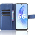 Etui z klapką do Honor 90 Lite 5G, Wallet Smart Magnet, niebieskie