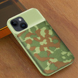Etui z Baterią 6800mAh do iPhone 14, zielone kamuflaż
