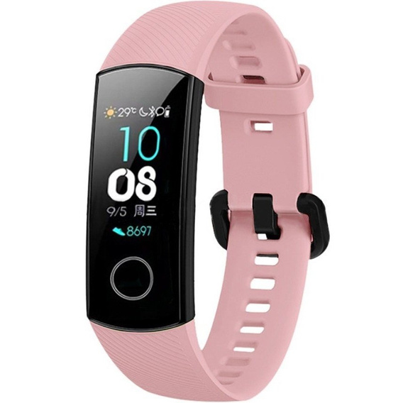 Pasek Silikonowy do Huawei Honor Band 5 - Pink