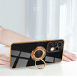 Zestaw Etui Electro Ring do Samsung Galaxy A13 4G, Black + Szkło