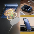 Etui do Samsung Galaxy Z Flip 7, Tongate MECH Magsafe, niebieskie