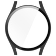 2w1 Etui + Szkło Hartowane do Samsung Galaxy Watch 7 40mm, Czarne