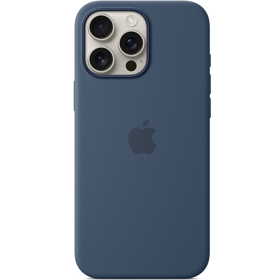 Oryginalne Etui Apple Silicone Case MagSafe do iPhone 16 Pro Max, Denim MYYU3ZM/A