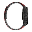 Pasek Silikonowy QuickFit do Garmin Fenix 22mm, Czarny / Pomarańczowy