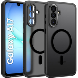 Etui do Samsung Galaxy A17 5G, Matt Case, do MagSafe, matowe czarne