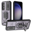 Etui KickStand Camera Lens do Samsung Galaxy S24, fioletowe
