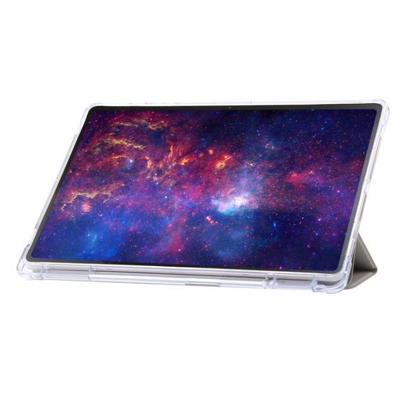 Etui do Samsung Galaxy Tab S9 Ultra, Smartcase Hybrid, z miejscem na rysik, szare