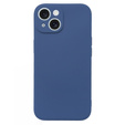 Etui do iPhone 15 Plus, Silicone Lite, granatowe