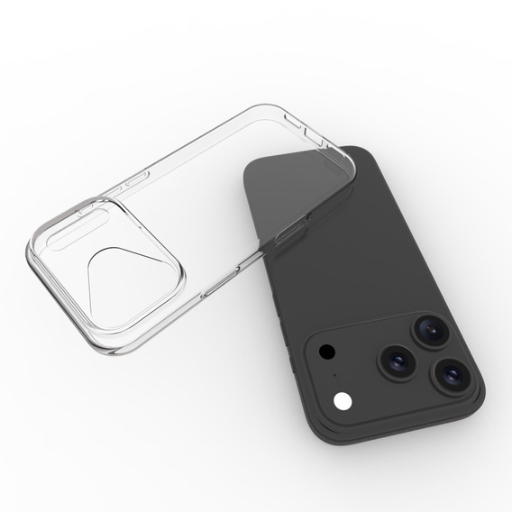 Etui ochronne TPU do iPhone 17 Pro Max – przezroczyste